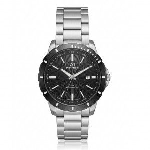 Mirage 8911 Silver Black Black Ring Man MDBTBBA